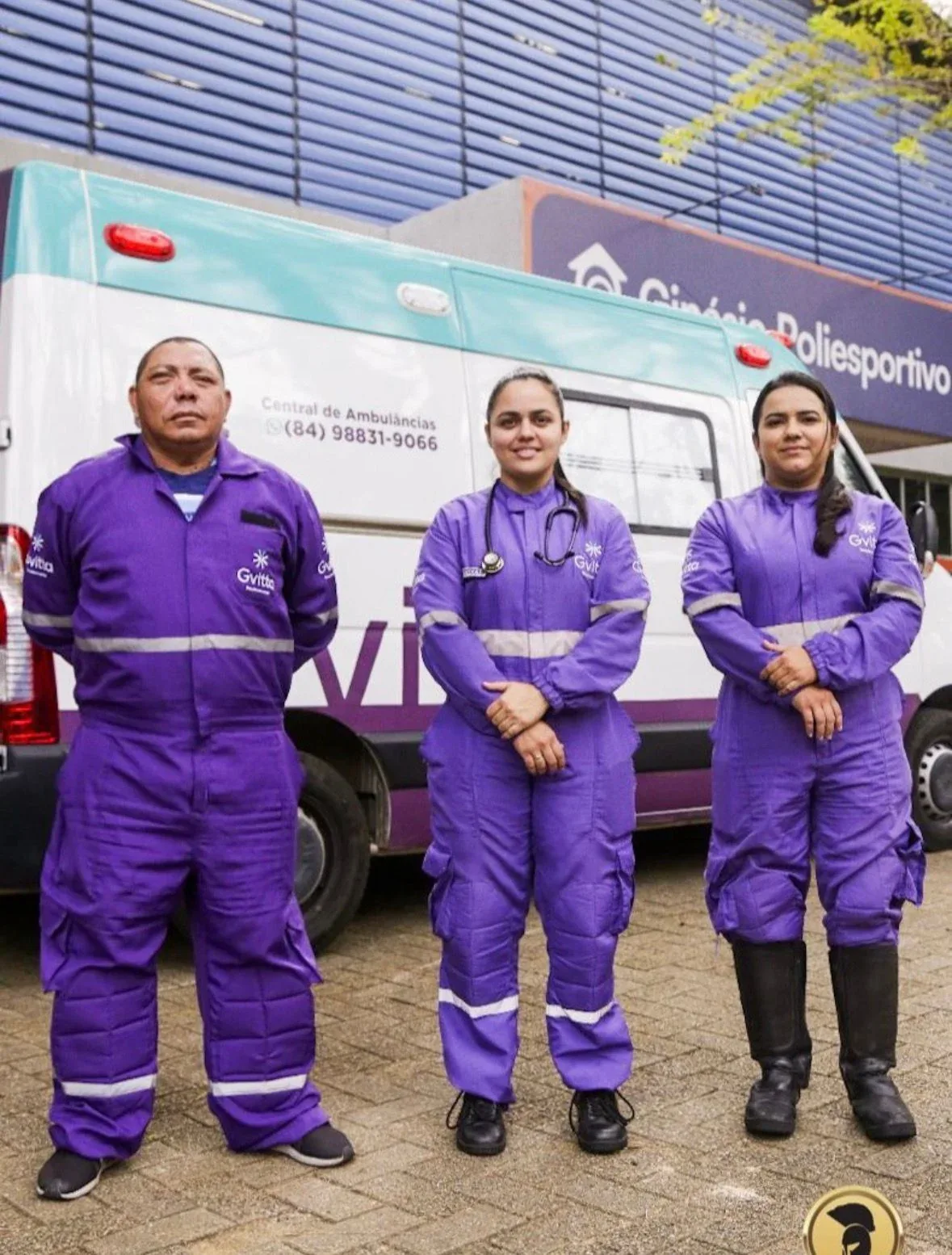 Veiculo e equipe Gvitta